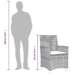 VidaXL - Tuinstoelen Met Kussens - Beige - Poly Rattan En Hout - 2 Stuks 19 VidaXL - Tuinstoelen Met Kussens - Beige - Poly Rattan En Hout - 2 Stuks -VIDAXL Winkel e0098d1a3e2a4d1fa56f8ef1afc6162d