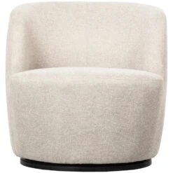 WOOOD Serra Draaifauteuil - Polyester - Off White - 75x70x69 -VIDAXL Winkel e0511c48f9a94222b1b349282865f370