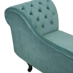 NIMES - Chaise Longue - Mintgroen - Rechterzijde - Fluweel -VIDAXL Winkel e06eed1f1511424892eca8b2d89f7df3