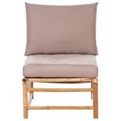 CERRETO - Loungeset 5-zits - Taupe - Bamboe -VIDAXL Winkel e0cac197d6514cd0826d452246a92aee