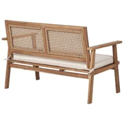 ARENELLA - Loungeset 4-zits - Lichthout/Beige - Acaciahout -VIDAXL Winkel e0cd0ed484bc46509572a0007f8507e4