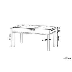 Beliani Hocker YORKTON - Groen Fluweel -VIDAXL Winkel e29d5bc3888e4c8fb1d6a742792551d5