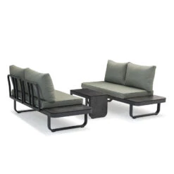 Sens-Line - Palmos Loungeset - Multifunctioneel - Aluminium - Groen -VIDAXL Winkel e337976e993c4c6f8d70f201d433ebde
