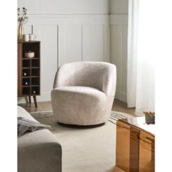 KUOLPA - Fauteuil - Beige - Chenille -VIDAXL Winkel e43ef834b08d4e63af703cc502efdce5