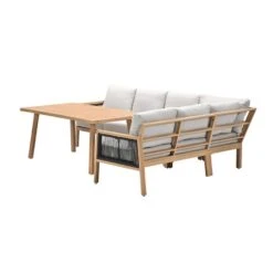 Decala Lounge-diningset -5-delig-aluminium-light Teak Look-desert Sand -VIDAXL Winkel e55e1d8480b04e9fb2c644d780eca093
