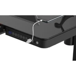 Elektrisch Verstelbaar Bureau / Thuiswerkplek - 140x70 Cm - Whitewash Eiken - Z -VIDAXL Winkel e5de9518f11f498d9945ebd21a47e834