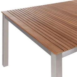 VIAREGGIO II - Tuintafel - Lichte Houtkleur - 90 X 200 Cm - Teakhout -VIDAXL Winkel e5fd6e04e6434bb98e1722b15ecbc413