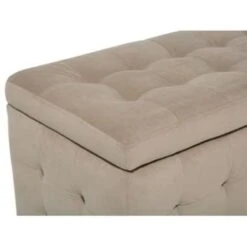 MICHIGAN - Ottomaan - Bruin - Fluweel -VIDAXL Winkel e72ee68846ce4d67b03150211ebc7c37