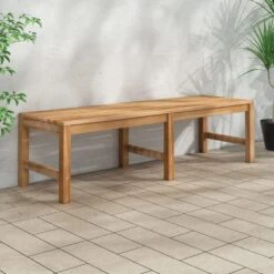 VidaXL Tuinbanken 150 Cm Massief Teakhout -VIDAXL Winkel e761153417ff4d49940e159332edc822