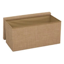 5Five Poef/hocker - Opbergbox - Beige - PU/MDF - 38 X 76 Cm -VIDAXL Winkel e79420db798d479ea275d22f1655f6a5