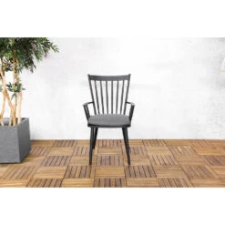 Sens-Line - Amsterdam Tuinstoel Zwart - Aluminium - Set Van 2 -VIDAXL Winkel e7f1c85a468c4559b1bec901780e54ee