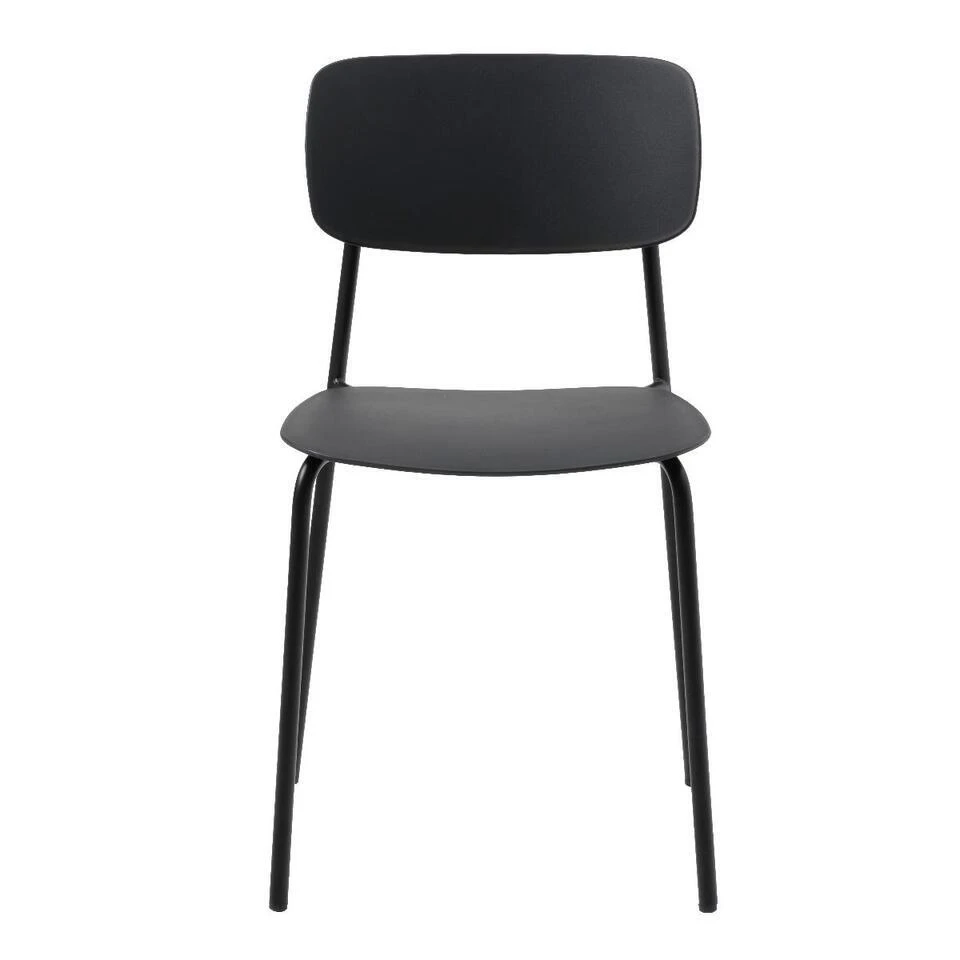 Nordic Home - Rudy Eetkamerstoel Hout - Zwart 4 Nordic Home - Rudy Eetkamerstoel Hout - Zwart - Afbeelding 4