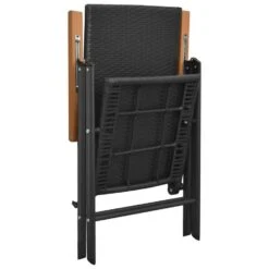 VidaXL - Tuinstoelen - Zwart - Poly Rattan - 4 Stuks -VIDAXL Winkel e919795a1046433aa3e9a5dd74262075