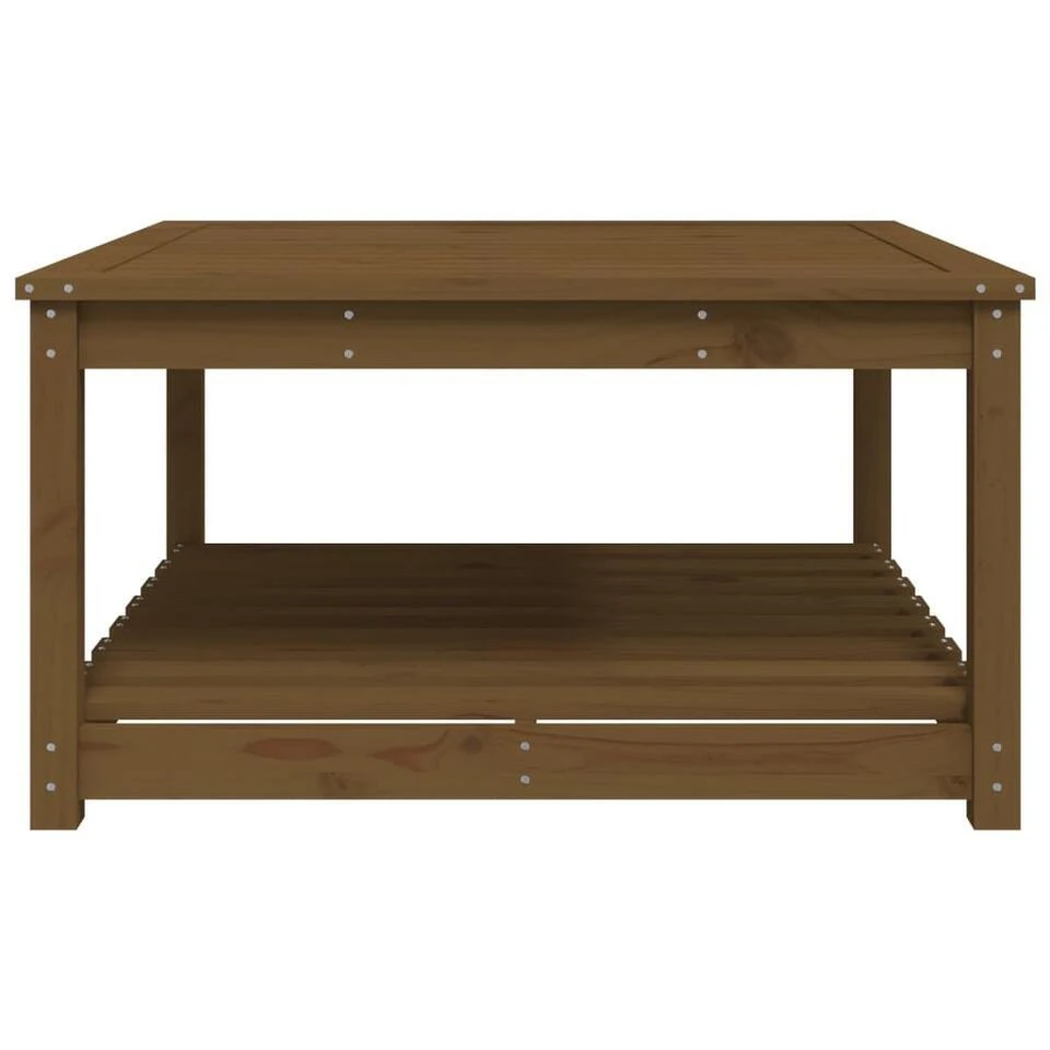 VidaXL - Tuintafel Met Opbergruimte - Honingbruin - Grenenhout - 82,5x82,5x45 Cm 6 VidaXL - Tuintafel Met Opbergruimte - Honingbruin - Grenenhout - 82,5x82,5x45 Cm - Afbeelding 6