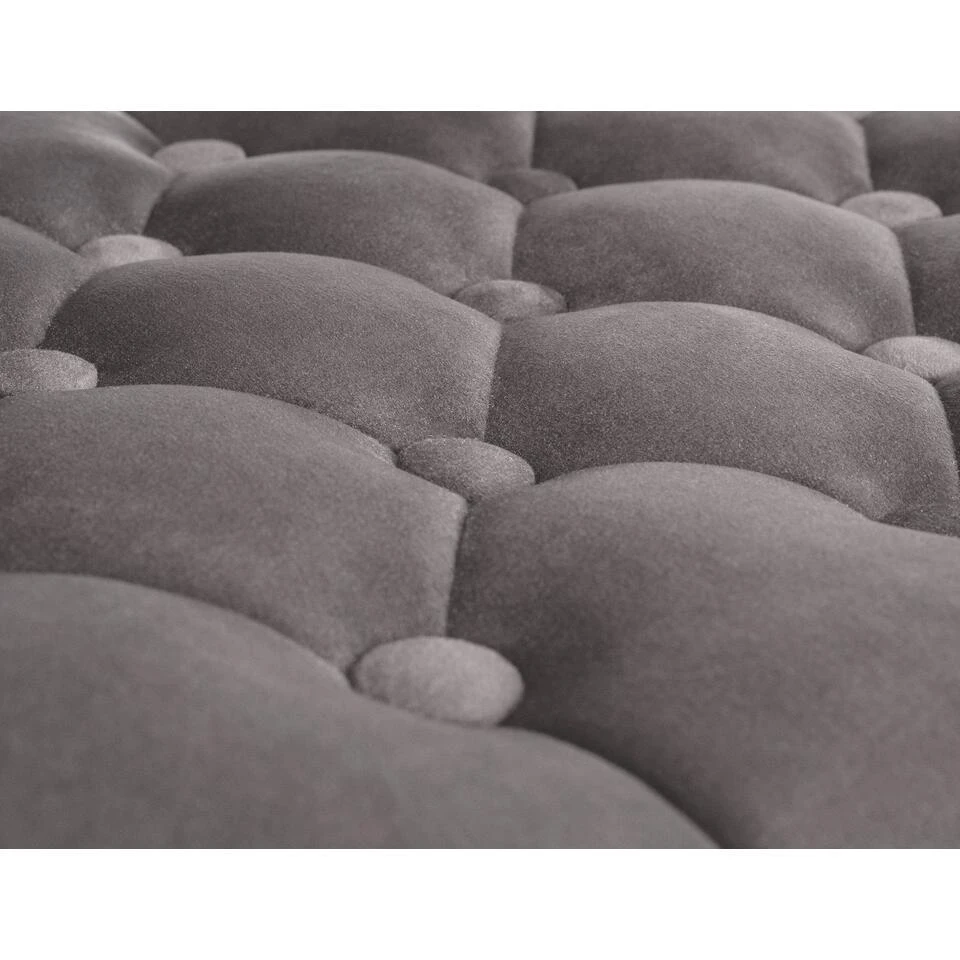 CLP Barkruk Dublin Chroom Frame - Fluweel - Grijs 4 CLP Barkruk Dublin Chroom Frame - Fluweel - Grijs - Afbeelding 4