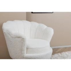 Svea - Rano Fauteuil - Teddy - Wit -VIDAXL Winkel ea9d625ed9094bdf819b3275e0c76f03