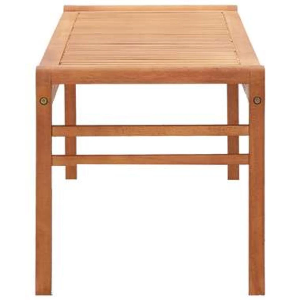 VidaXL Tuinbank 3-zits 150 Cm Massief Eucalyptushout 2 VidaXL Tuinbank 3-zits 150 Cm Massief Eucalyptushout - Afbeelding 2