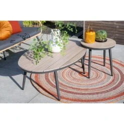Garden Impressions Margriet Loungetafel - 120cm -VIDAXL Winkel eb66c26b44b34142b9a183abb97eb24b