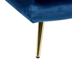 GONESSE - Chaise Longue - Blauw - Fluweel -VIDAXL Winkel ebc74298752d4c54a9e6cac30a465913