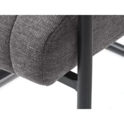 Eetkamerstoel Stof Donkergrijs - Incl. Armleuning - Trout - Set Van 2 -VIDAXL Winkel ebd7590aaac74032b9a476bec4e30e32