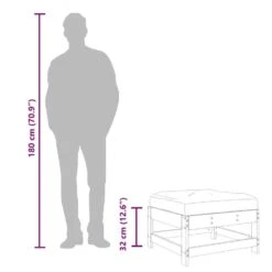 VidaXL - Tuinvoetenbank - Zwart - Grenenhout - Met Kussen -VIDAXL Winkel ebf1bfd517eb4185bce4dd32b5a23489