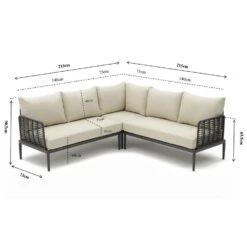 Hoek Loungeset 5 Personen Aluminium/wicker Grijs Coco Ibiza -VIDAXL Winkel ecc804d506b242f3b38051229355e4aa