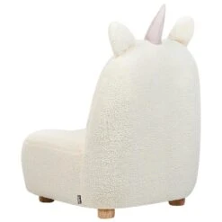 LULEA - Kinderstoel - Wit - Nepbont -VIDAXL Winkel ece783f484a3444f913bc275fb932d16