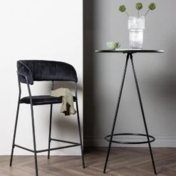 Fjôrd Bartafel Zwart Hout - 60x60x105cm - Bistro 9 Fjôrd Bartafel Zwart Hout - 60x60x105cm - Bistro -VIDAXL Winkel ed9474341fa541738f4af5e119bb5e53