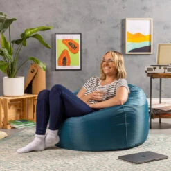 Veeva Klassieke Zitzak - Zitzak Buiten - Blauwgroen 11 Veeva Klassieke Zitzak - Zitzak Buiten - Blauwgroen -VIDAXL Winkel edbf6a6ab85c461d9545be82a96eabd8