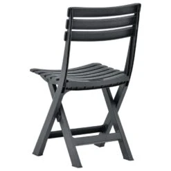 VidaXL Tuinstoelen Inklapbaar 2 St Kunststof Antraciet -VIDAXL Winkel edfb086351f246de94a5540d757b1856