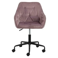 Sohome Bureaustoel Otto - Velvet - Dusty Rose -VIDAXL Winkel ee13953e5c854a2db4e1351c054968f0
