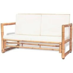 VidaXL 4-delige Loungeset Met Kussens Bamboe -VIDAXL Winkel ef3391b15d6b40c18a201dd8f66fb548