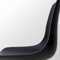 Nolon Nena-Pip Eetkamerstoel Zwart - Kunststof - Houten Poten -VIDAXL Winkel ef4357e664f3426eb80423bcb5d9acba