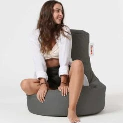 Emob Tuin Zitzak Van Atelier Del Sofa - Waterdicht, Hoge Dichtheid, Donkergrijs -VIDAXL Winkel efdad83f102142eca0deb7bd29167521