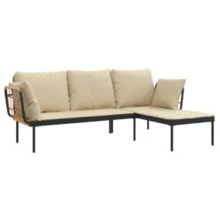 VidaXL - Loungeset - Antraciet - Poly Rattan - 3 Stuks - Met Kussens -VIDAXL Winkel f077ea30cfb2412cb44089f93581274f