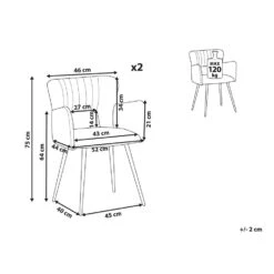 Beliani Eetkamerstoel SANILAC - Grijs Fluweel -VIDAXL Winkel f0ae0e4df4c74b38870a6d359a7f6236