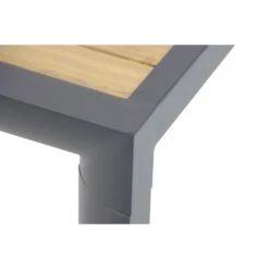 Dining Tuintafel Vierkant 100 X 100 Cm Aluminium Grijs Borello -VIDAXL Winkel f0b48d26cc74436fadcce4908e474bb6