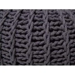 Beliani Poef CONRAD - Grijs Katoen -VIDAXL Winkel f0c838b68d954d72bfa6d087c31a4968