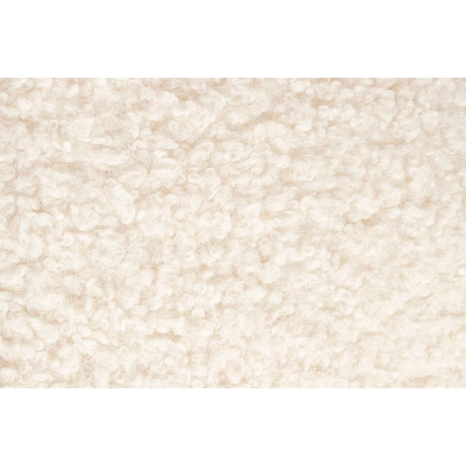 Housecraft Noxx Hocker Teddy Stof Wit 9 Housecraft Noxx Hocker Teddy Stof Wit - Afbeelding 9