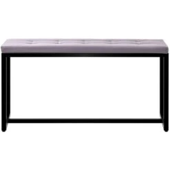 CLP 2-zits Bankje Barci 100 Cm - Grijs -VIDAXL Winkel f1c476167a8e404aa4c6267212e51188