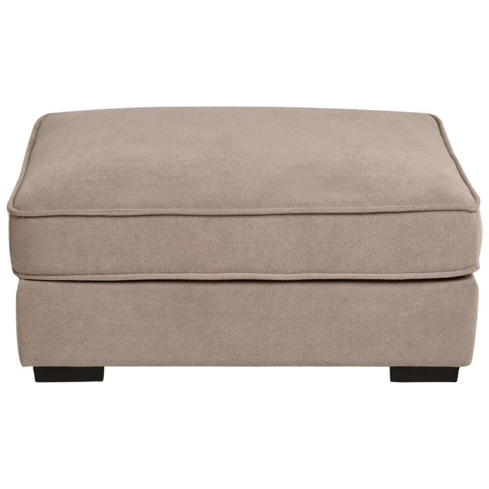 KOLDING - Ottomaan - Taupe - Polyester 5 KOLDING - Ottomaan - Taupe - Polyester - Afbeelding 5