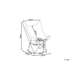 Beliani Fauteuil NYBRO - Wit Nepbont -VIDAXL Winkel f275ee7a050147bdade64892614ddd25