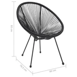 VidaXL - Maanstoelen - Zwart - Rattan - 2 Stuks -VIDAXL Winkel f2d85903bdfb4a9fa16b8a79bd5b2f37