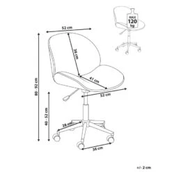 MENESHA - Bureaustoel - Lichtgrijs - Polyester -VIDAXL Winkel f3c34d478e2042c48d7d07f4fdcb9aa8
