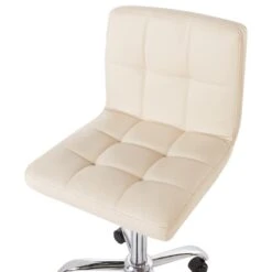 MARION - Bureaustoel - Beige - Kunstleer -VIDAXL Winkel f47522df45ad4230aaf4d6e27a22ebbe