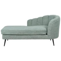 ALLIER - Chaise Longue - Groen - Rechterzijde - Bouclé -VIDAXL Winkel f492ae6372554c25aa91d8dec3e73d21