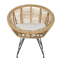 MARATEA - Tuinstoel Set Van 2 - Lichtbeige - Rotan -VIDAXL Winkel f505c15b3a3b498aae893411d44b32c6