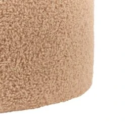 BEREA - Poef Set Van 2 - Lichtbruin - Bouclé -VIDAXL Winkel f54118841d1b44269fcda4c8da261608