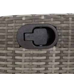 VidaXL - Verstelbare Tuinstoel - Voetensteun - Grijs - Poly Rattan -VIDAXL Winkel f556fa9fc0174c2e951fd24559f1ba6d