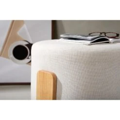 Svea - Nova Hocker - Boucle - Wit -VIDAXL Winkel f58708bf91f042588792bd7943c76560